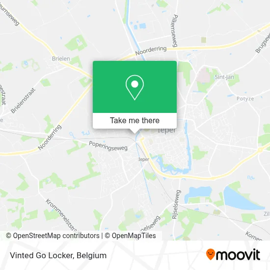 Vinted Go Locker map