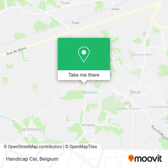 Handicap Car map