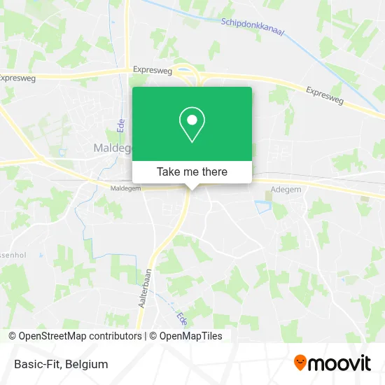 Basic-Fit map