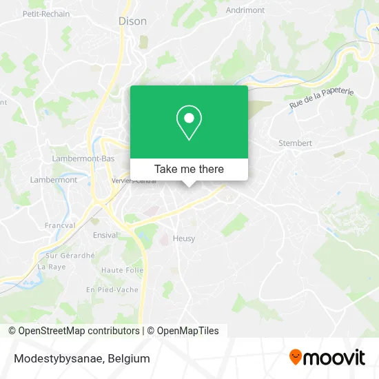 Modestybysanae map