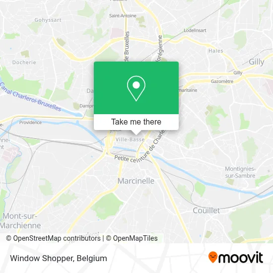 Window Shopper map
