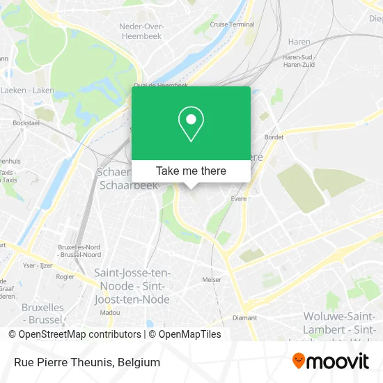 Rue Pierre Theunis map