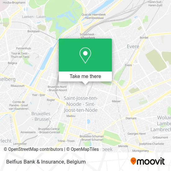 Belfius Bank & Insurance map