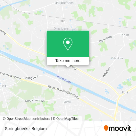 Springboerke map