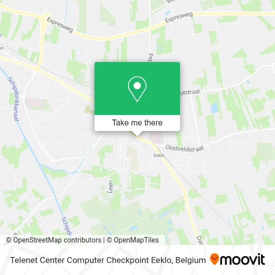 Telenet Center Computer Checkpoint Eeklo map