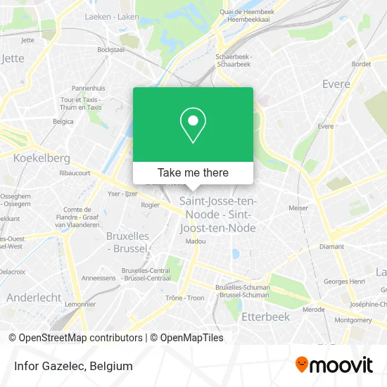 Infor Gazelec map