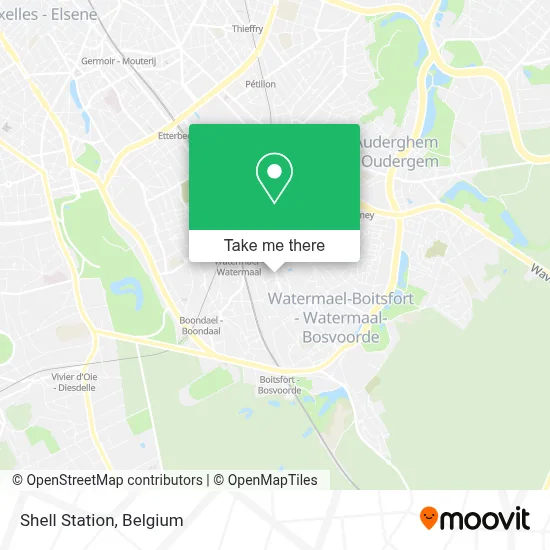 Shell Station map