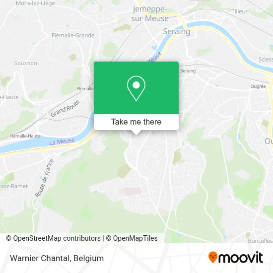 Warnier Chantal map