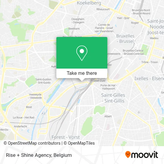 Rise + Shine Agency map