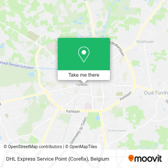 DHL Express Service Point (Corefix) map