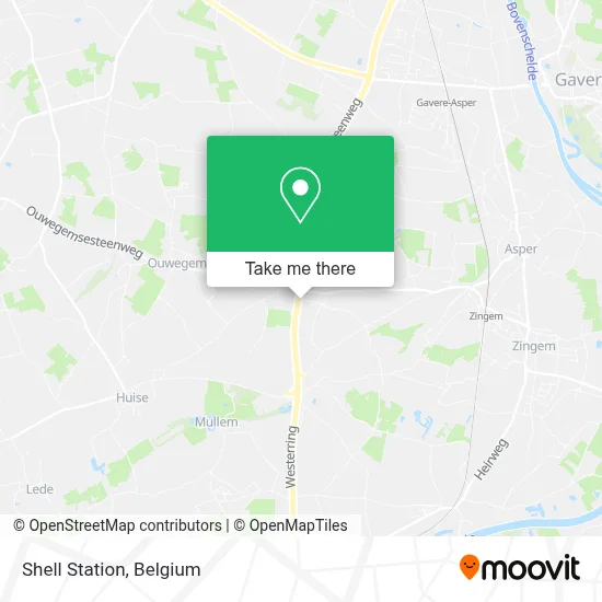 Shell Station map