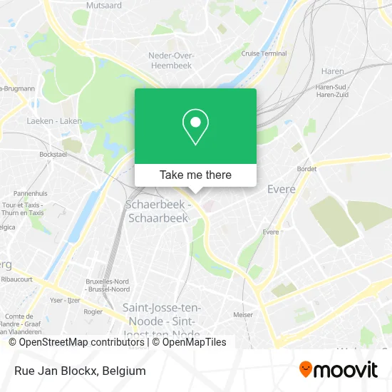 Rue Jan Blockx plan