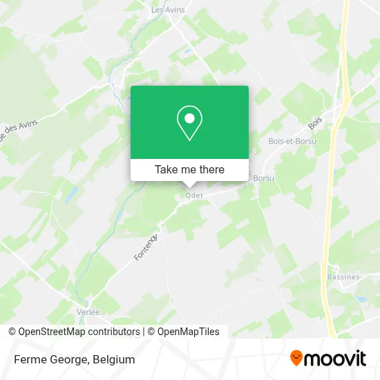 Ferme George map