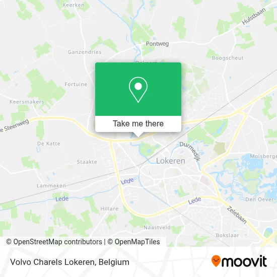 Volvo Charels Lokeren map