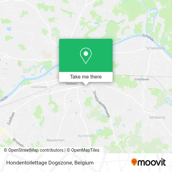 Hondentoilettage Dogszone map