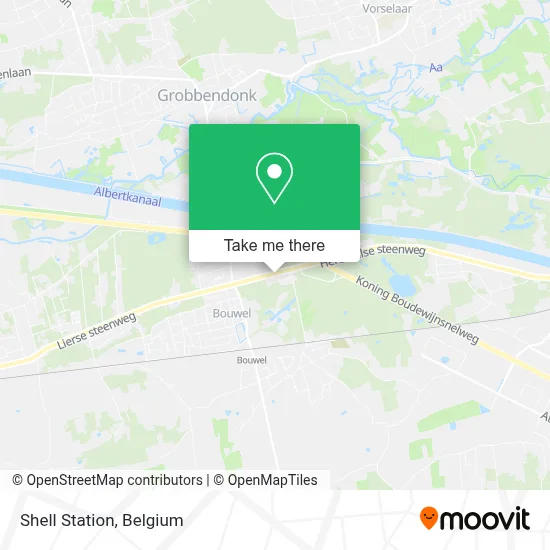 Shell Station map
