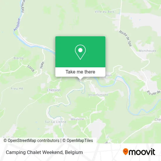 Camping Chalet Weekend map