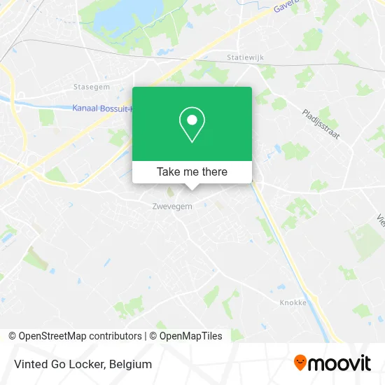 Vinted Go Locker map