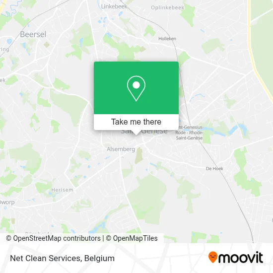 Net Clean Services map