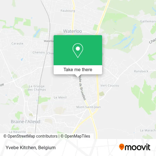 Yvebe Kitchen map
