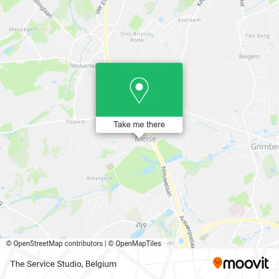 The Service Studio map