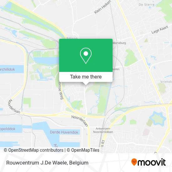 Rouwcentrum J.De Waele map