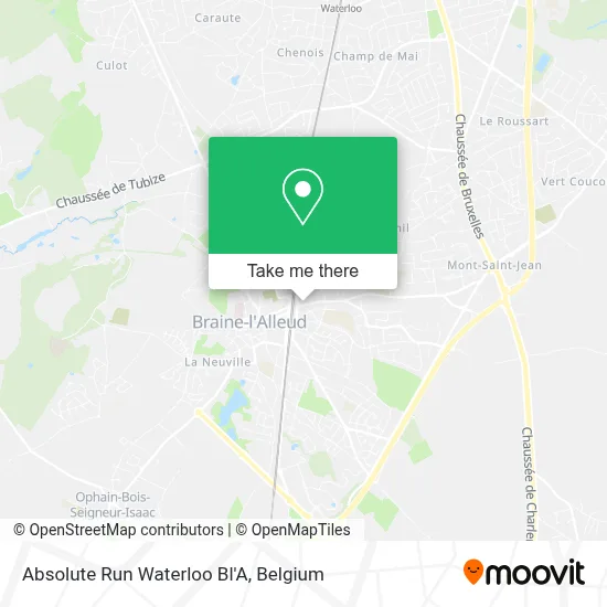 Absolute Run Waterloo Bl'A map