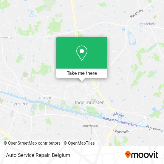 Auto Service Repair map