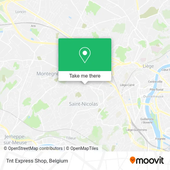 Tnt Express Shop map