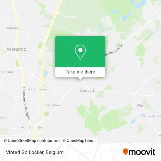 Vinted Go Locker map