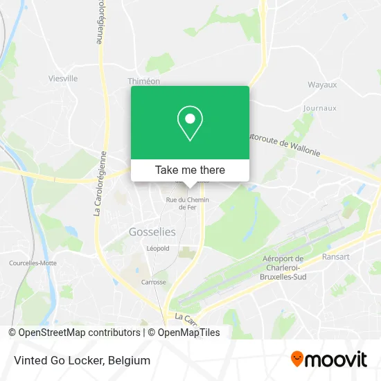Vinted Go Locker map