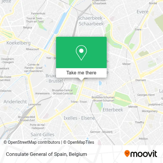 Consulate General of Spain map