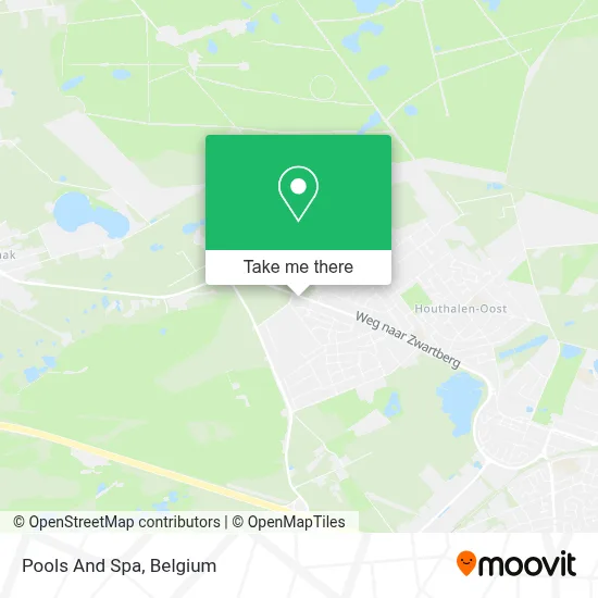Pools And Spa map
