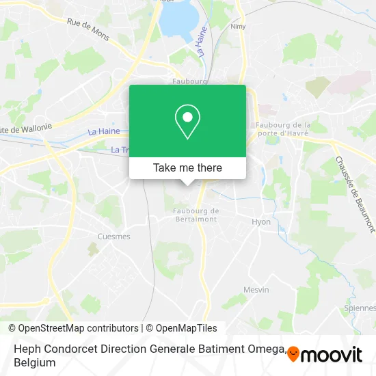 Heph Condorcet Direction Generale Batiment Omega plan
