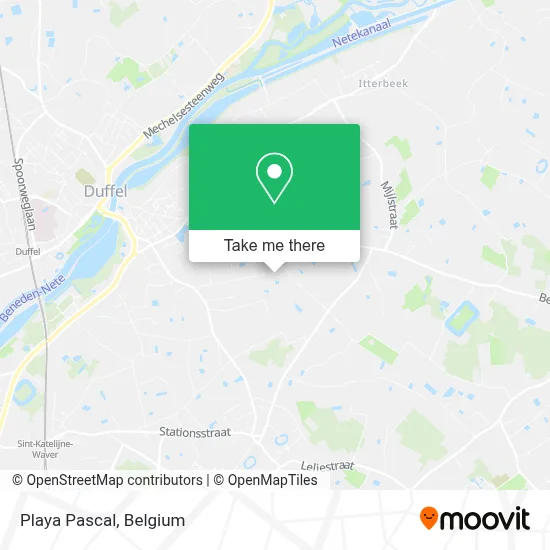Playa Pascal map
