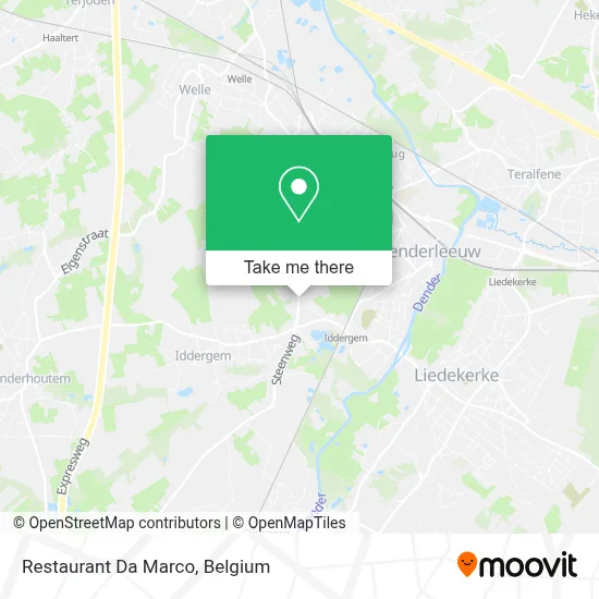 Restaurant Da Marco map