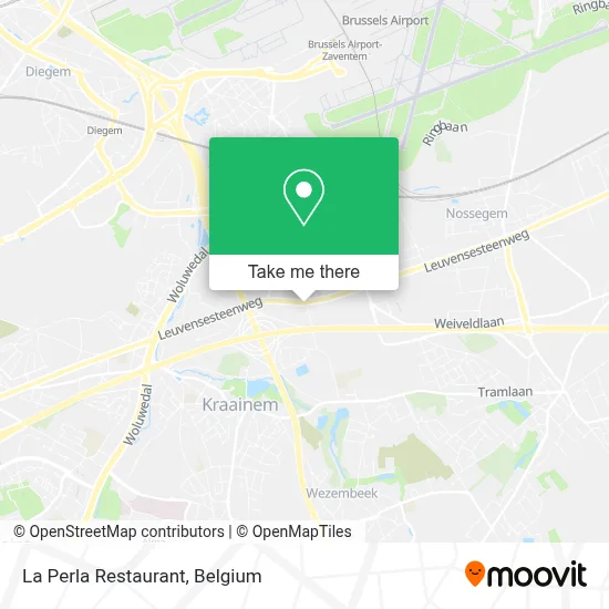 La Perla Restaurant map
