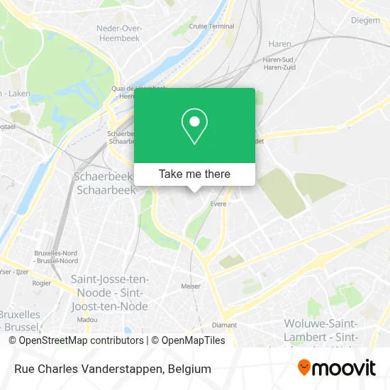 Rue Charles Vanderstappen map