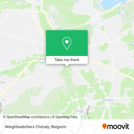 Weightwatchers Chimay map