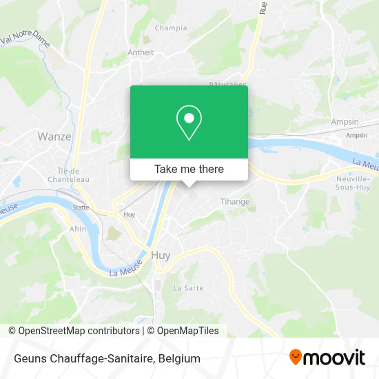 Geuns Chauffage-Sanitaire map