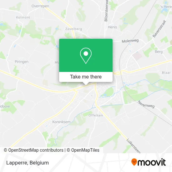 Lapperre map