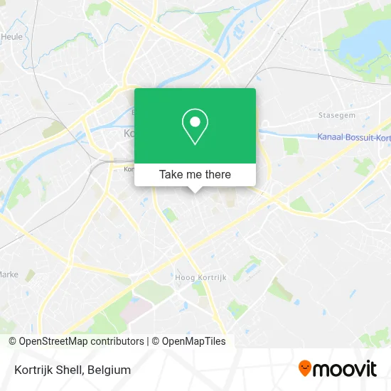 Kortrijk Shell map