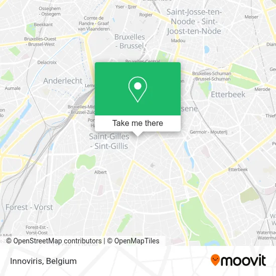 Innoviris map
