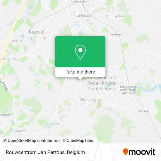Rouwcentrum Jan Partous plan