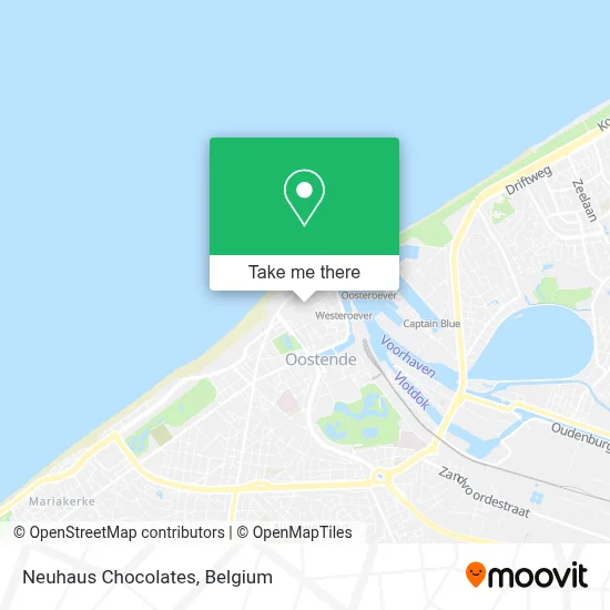 Neuhaus Chocolates map