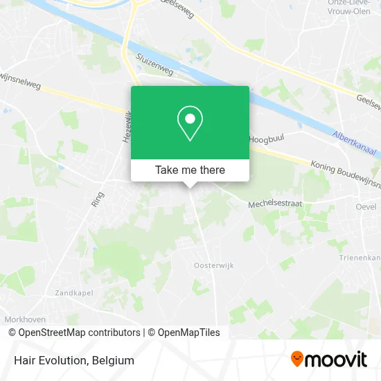 Hair Evolution map