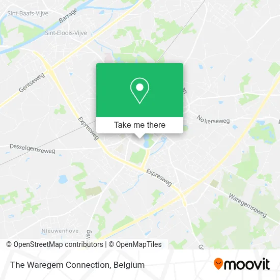The Waregem Connection map