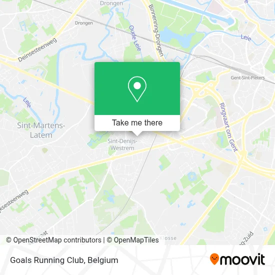 Goals Running Club map