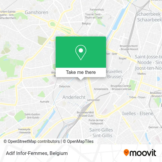 Adif Infor-Femmes map