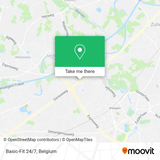 Basic-Fit 24/7 map